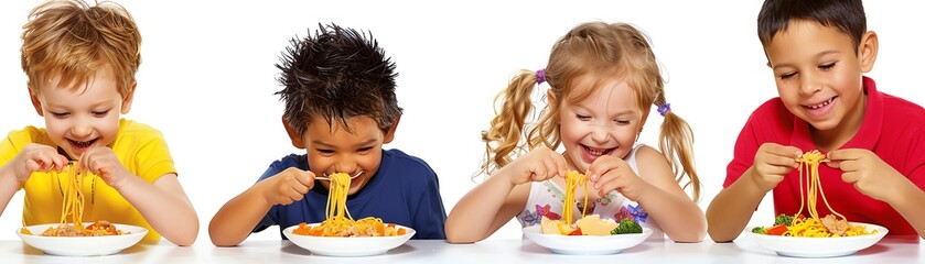 clip art of A group of kids enjoying milkshakes at a diner