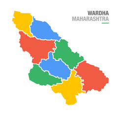 Wardha dist map