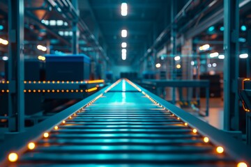 cutting-edge technology of an intelligent manufacturing facility, embracing Industry principles to streamline production processes through automation.