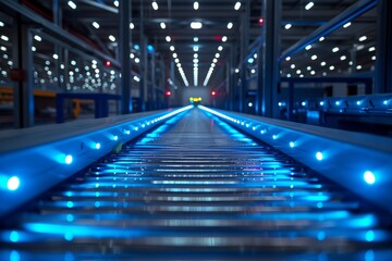 cutting-edge technology of an intelligent manufacturing facility, embracing Industry principles to streamline production processes through automation.