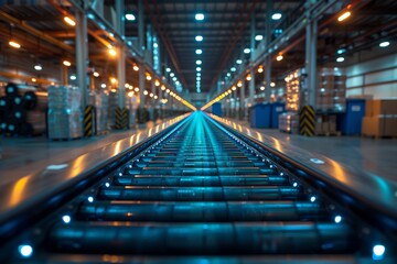 cutting-edge technology of an intelligent manufacturing facility, embracing Industry principles to streamline production processes through automation.