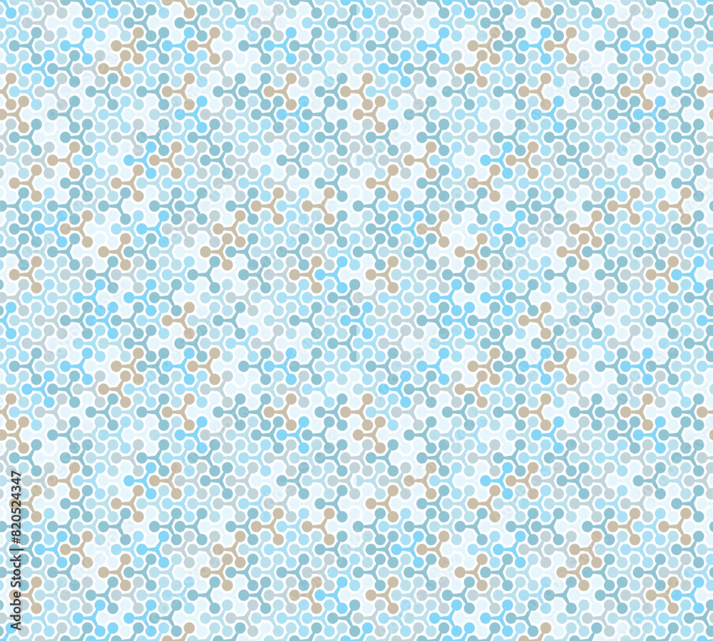 Poster Abstract geometric pattern. A seamless vector background. Colored ornament. Graphic modern pattern. Simple lattice graphic design