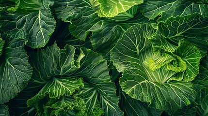 fresh chinese cabbage or napa cabbage texture macro shot : Generative AI