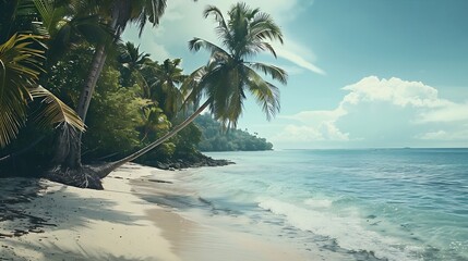 tropical beach : Generative AI
