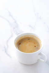 エスプレッソと牛乳を混ぜたカフェ・ラッテ
