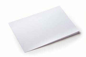 Paper Mockup on Isolated Background created with Generative AI