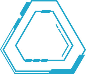 Futuristic Frame Shape Element