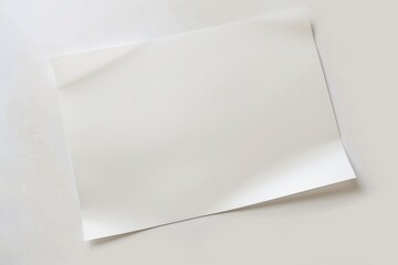 Paper Mockup on Isolated Background created with Generative AI