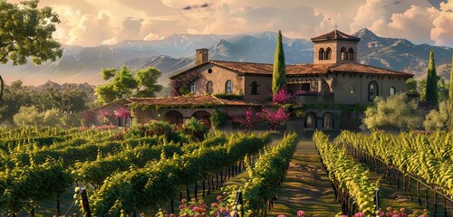 village in the mountains