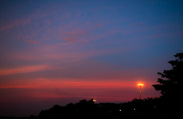 Gradient Overlay Orange Sky Evening Sunset Sunrise Pastel Soft Effect Background Pattern Abstract Texture Design Summer Nature Spring Light Beauty Template Yellow Color Wallpaper Tropical Colorful.