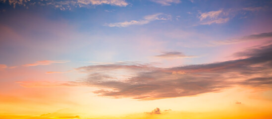 Gradient Overlay Orange Sky Evening Sunset Sunrise Pastel Soft Effect Background Pattern Abstract...
