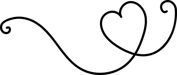 Doodle Heart Line