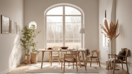 minimalist aesthetic of Scandinavian design, with a focus on natural materials and a neutral color palette. close up