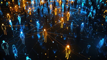 Partnership of business concept. Business network.