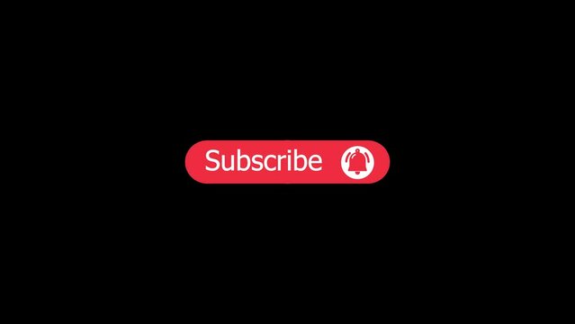 Click the subscribe button with bell icon, Click the bell icon, subscribe with bell symbol. logotype background.