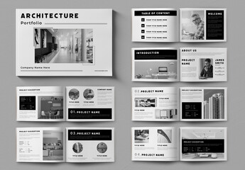 Architecture Portfolio Template Layout
