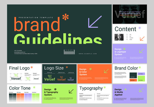 Brand Guideline Presentation Layout