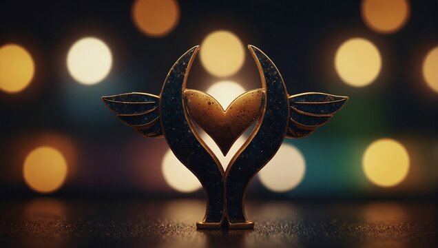 Friendship emblem symbolizing unity and companionship Aesthetic symbol that can also serve as a representation of collaboration and unity.