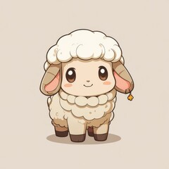 illustration of sheep for qurban