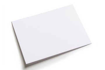 Paper Mockup on Isolated Background created with Generative AI