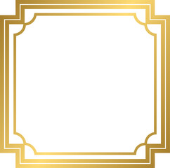 Minimalist golden frame