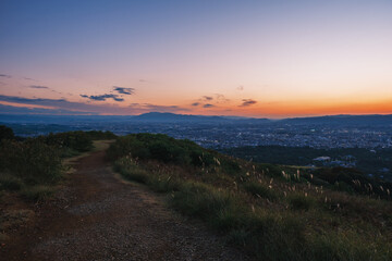 A mountain that offers a panoramic view of the charming city of Nara filled with Japanese history【Mt. Wakakusa】