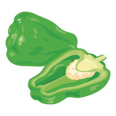 ピーマン断面セット