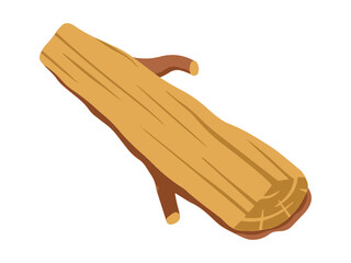 Timbering Wood Element Background Illustration
