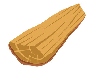 Timbering Wood Element Background Illustration
