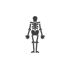 Human Skeleton vector icon