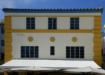 Historical Art Deco Building in Miami South Beach, Florida
