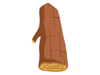 Firewood Element Background for Decoration
