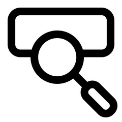 Search engine Icon in Line Style