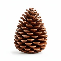pine cone isolated on white, Japanese red pine cone isolated on white background, Golden pine cone isolated in white background
