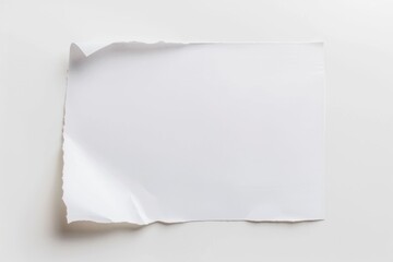 Paper Mockup on Isolated Background created with Generative AI