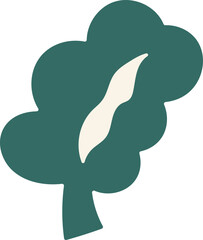 Organic shape element vector