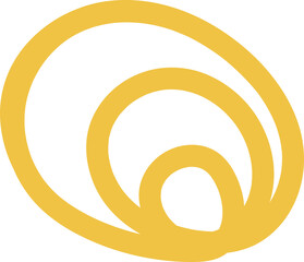 Obraz premium Organic shape element vector