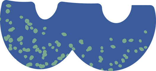 Organic shape element vector