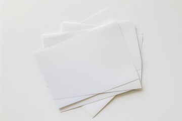 Paper Mockup on Isolated Background created with Generative AI