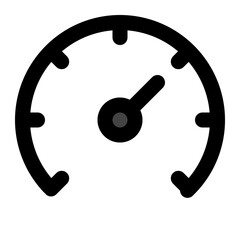 Speed Icon in Filled Line Style