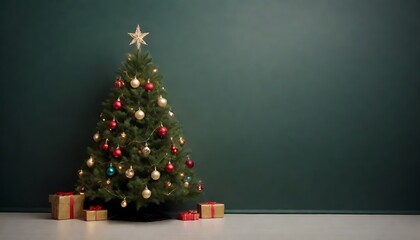 christmas tree and gifts