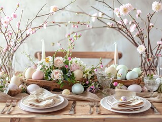 Design an elegant Easter banner for a commercial advertisement