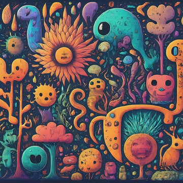 absatrat art monster