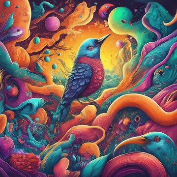 absatrat art monster