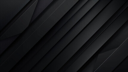 Obraz premium Modern black square tech corporate abstract technology background design banner pattern presentation background web template. material in white squares shapes in random geometric pattern.