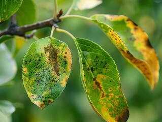 Fighting the Fungus: Understanding the Black Spot and Scab Diseases on Pear Trees