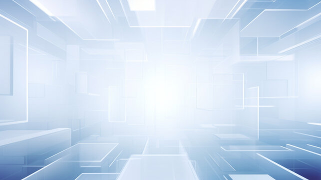 Modern white and light grey square overlapped pattern on background with shadow. white background. Minimal geometric white light background abstract design. Elegant white and grey Background.