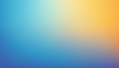 Obraz premium blurry gradient blue yellow smooth aura abstract plain background