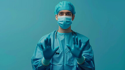 surgeon with mask