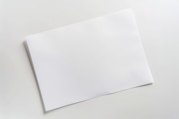 Paper Mockup on Isolated Background created with Generative AI